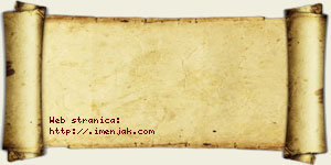 Isidora Vujić vizit kartica